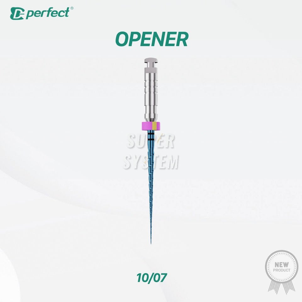Perfect SUPER SYSTEM Opener Sorti 4'lü Blister Eğe 10/07 21 mm.
