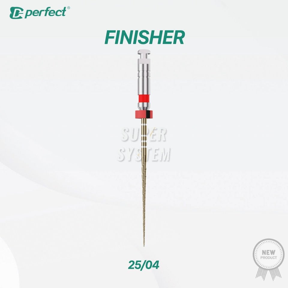 Perfect SUPER SYSTEM Finisher Sorti 4'lü Blister Eğe 25/04 25 mm.