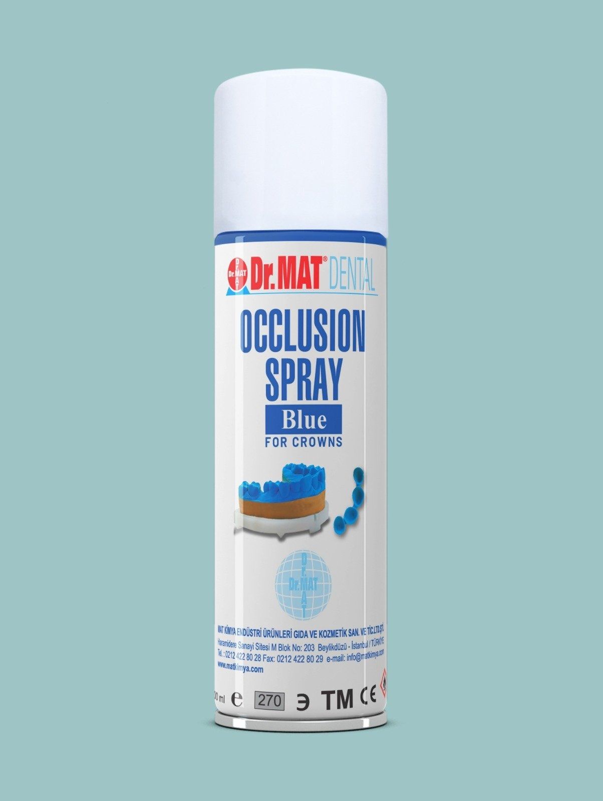 Dr.MAT OCCLUSION SPREY MAVİ 200 ML