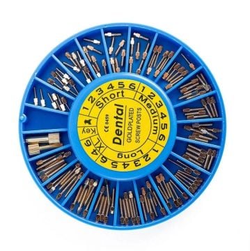 Swedent Pivo Çivisi Seti Gold Çelik 240'lık