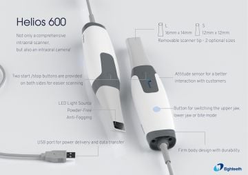 Eighteeth HELIOS 600 RENKLİ AĞIZ İÇİ TARAYICI