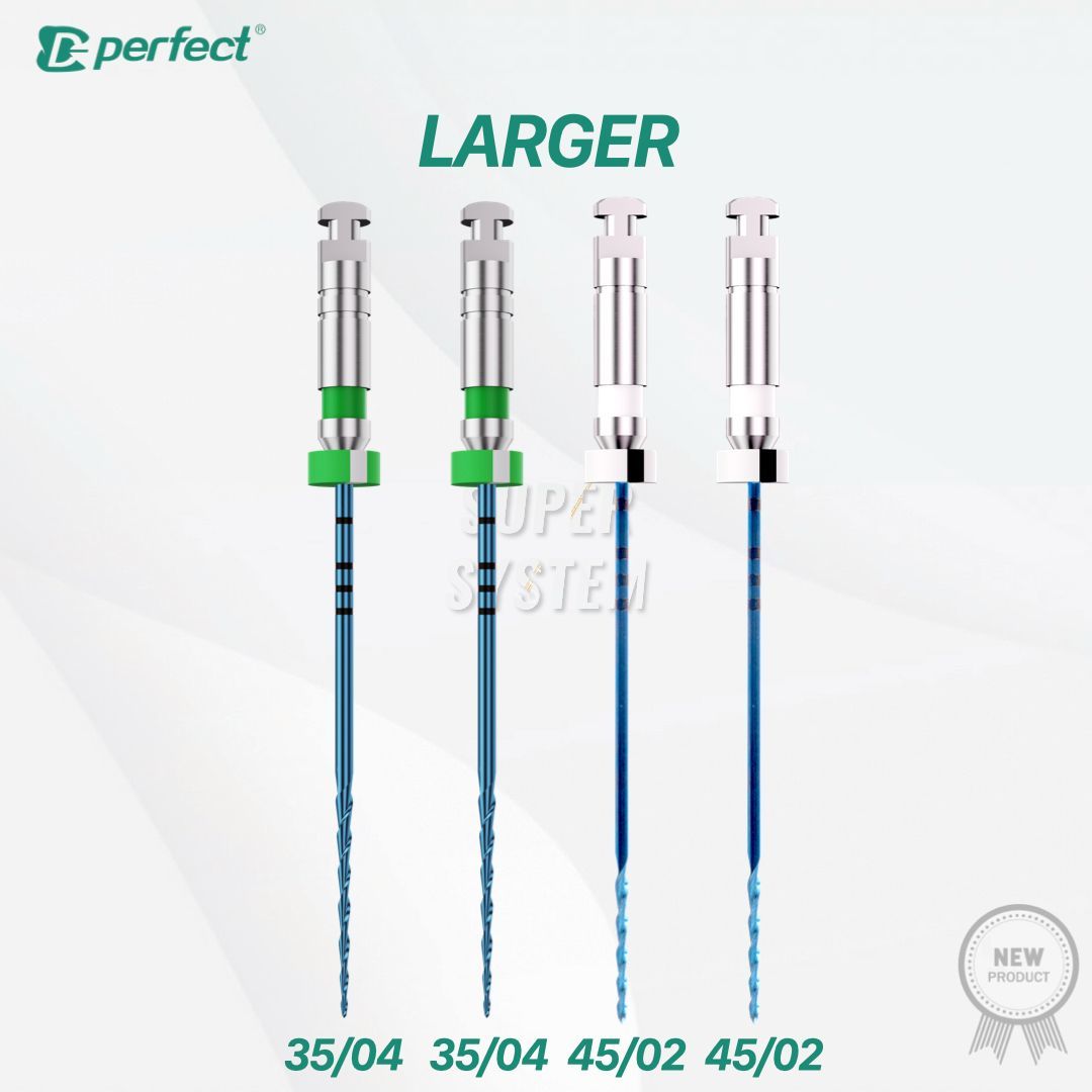Perfect SUPER SYSTEM Larger 35/.04/45.02 Asorti Kanal Eğesi