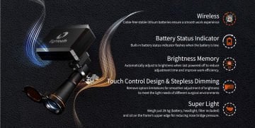 Eighteeth Brilliance 3.5x loupe & Wireless Z Kablosuz Işık kaynağı