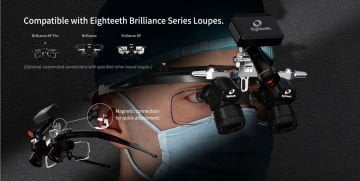 Eighteeth Brilliance 3.5x loupe & Wireless Z Kablosuz Işık kaynağı