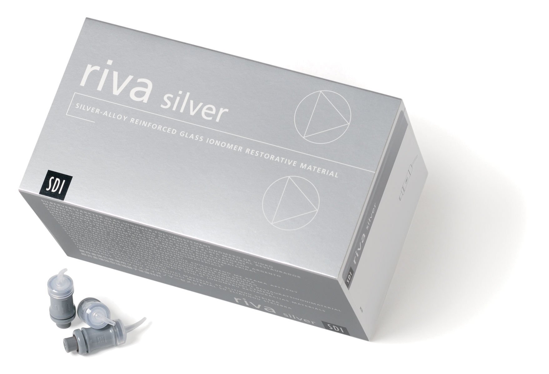 SDI Riva Silver Gümüş ile Güçlendirilmiş Cam İonomer Dolgu Materyali Kapsül 50 lik