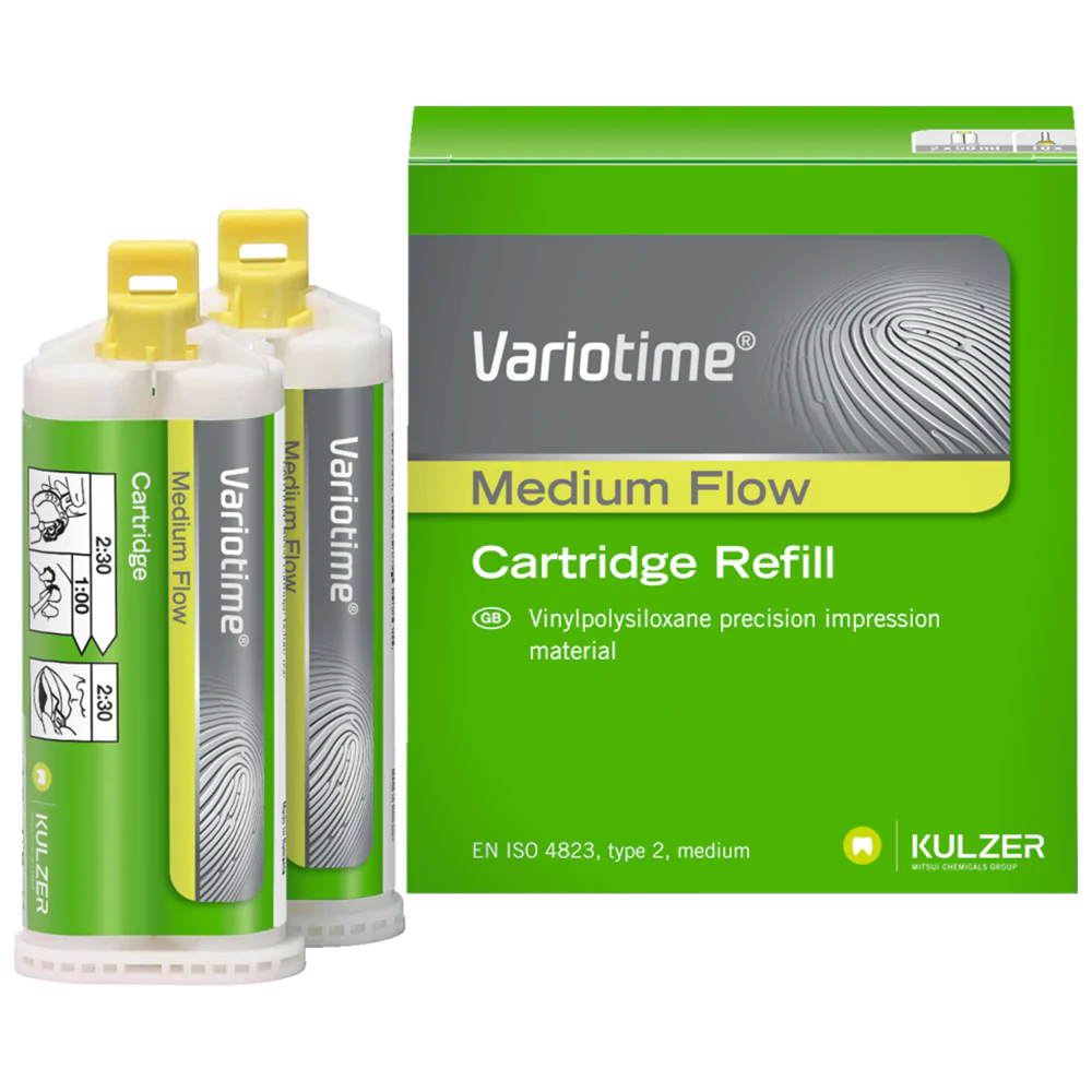 Kulzer Variotime Medium Flow 2*50 ml. 2.Ölçü A Silikon Kartuş