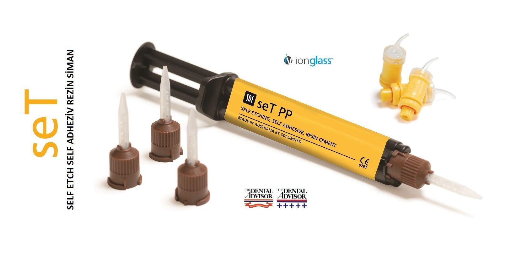 SDI Set PP Rezin Bazlı Dual Cure Estetik Yapıştırma Simanı 2x7 gr
