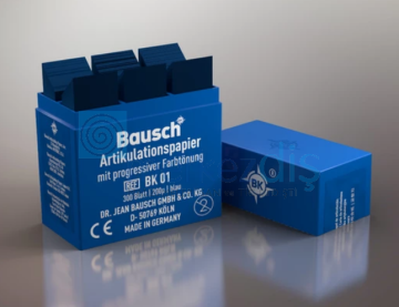 Bausch Progressive Artikülasyon Kağıdı Düz 200 Mikron 300'lük