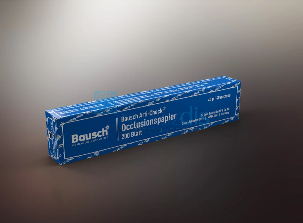 Bausch Arti-Check Artikülasyon Kağıdı Düz 40 Mikron 200'lük