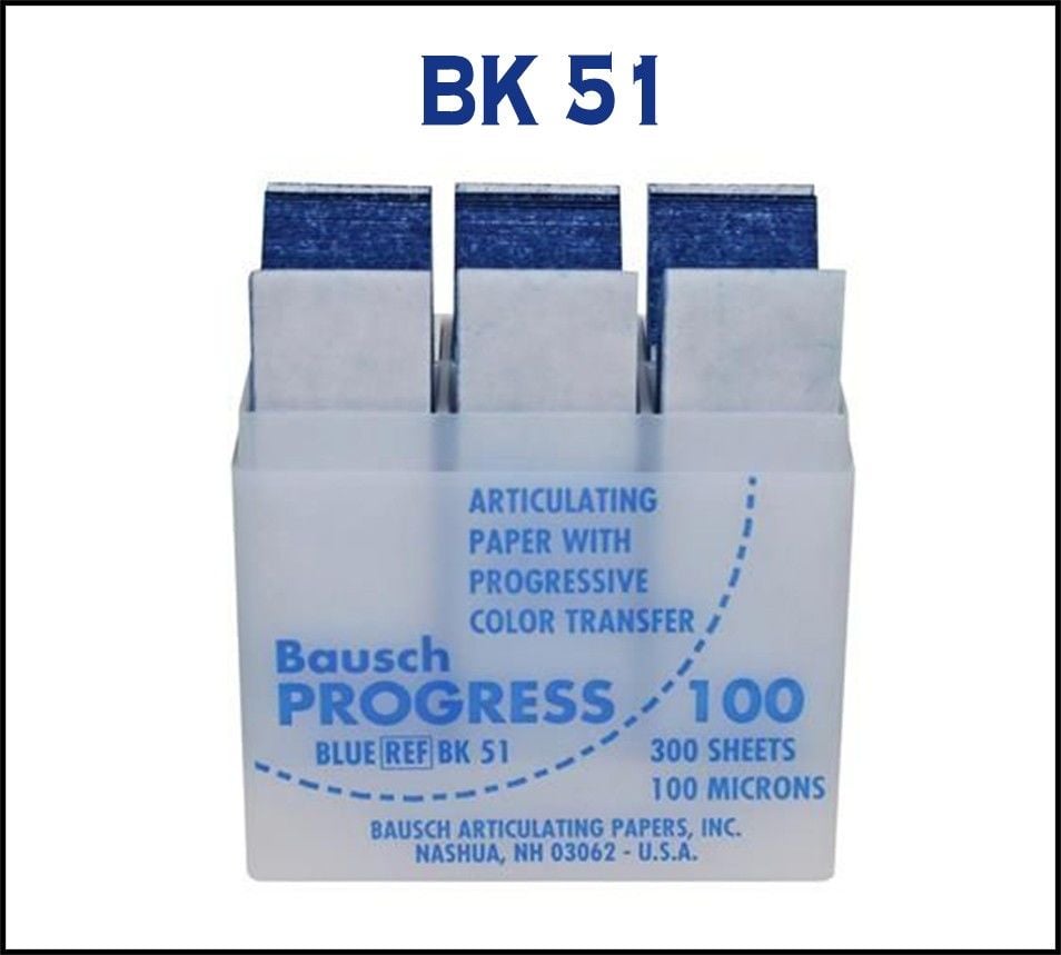 Bausch Progress Artikülasyon Kağıdı Düz 100 Mikron 300'lük