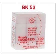 Bausch Progress Artikülasyon Kağıdı Düz 100 Mikron 300'lük