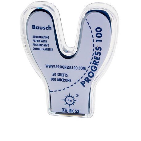 Bausch Progress Artikülasyon Kağıdı Nal 100 Mikron 50'lik