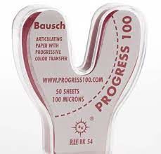 Bausch Progress Artikülasyon Kağıdı Nal 100 Mikron 50'lik