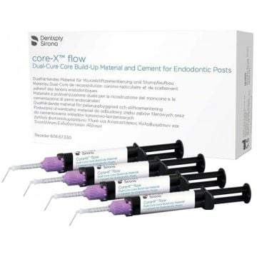 Dentsply Core-X Flow Dual Cure Kor Materyali 4x4.75 gr