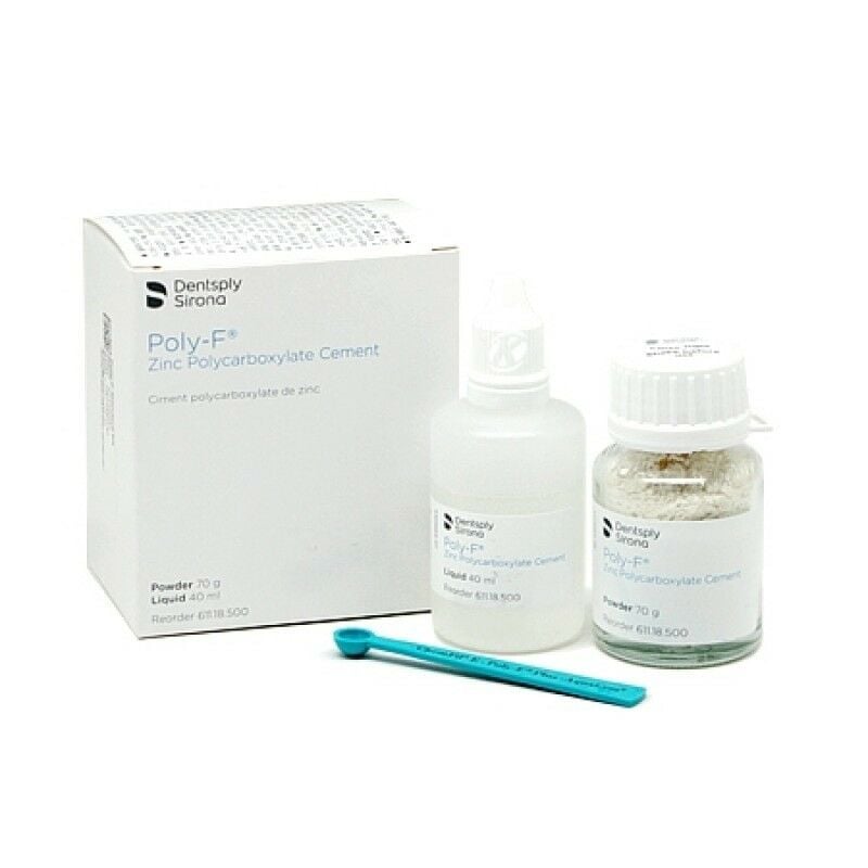 Dentsply Poly F Plus Polikarboksilat Siman 50 gr Toz