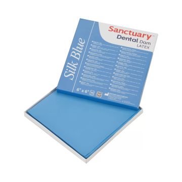 SANCTUARY Silk Blue Dental Dam Rubberdam Lastiği