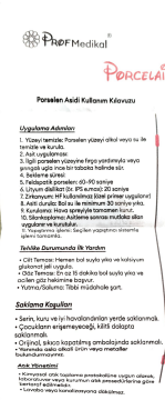 Prof Medikal Porselen Asit 2x1.1 ml