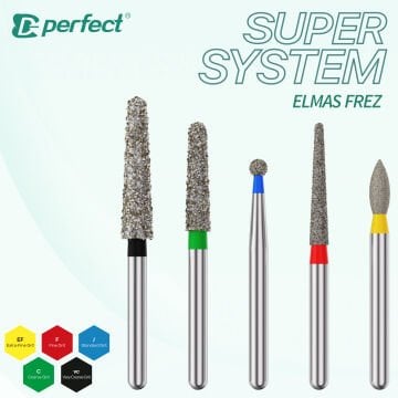 Perfect Super System Elmas Frez 5'li blister