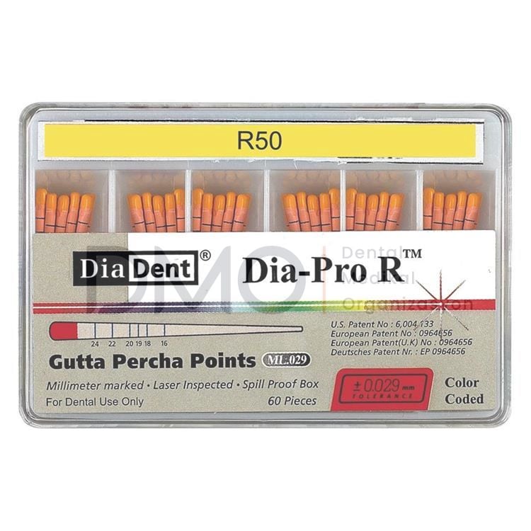 Diadent Gutta Percha Dia-Pro R Reciproc-(Resiprokal eğeler için güta perka)