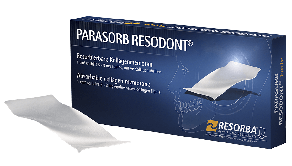 Parasorb Resodont Forte - Collagen Membran 25*22 mm