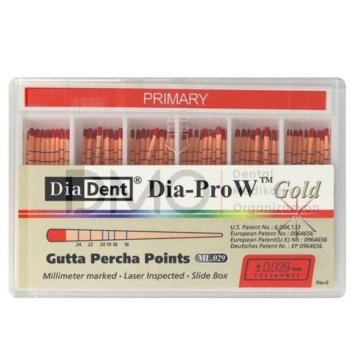 Diadent Gutta Percha DIA-PRO W GOLD (WAVEONE GOLD uyumlu güta perka)