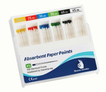 Sure-Endo Paper Points 04 Açılı