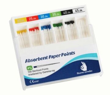 Sure-Endo Paper Points 04 Açılı