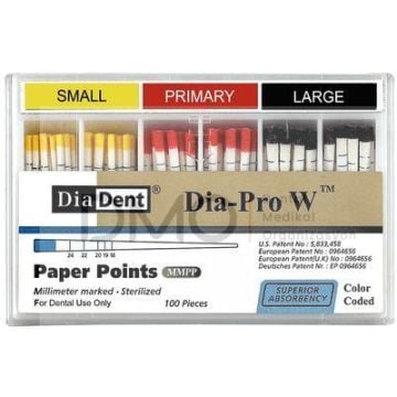 Diadent PAPER POINTS DIA-PRO W (WAVEONE uyumlu)