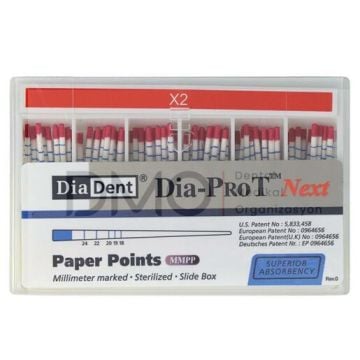 Diadent PAPER POINTS DIA-PROT NEXT  (PROTAPER NEXT uyumlu)