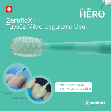 ZerofloX Mikro Aplikatör - Tüysüz Uygulama Fırçası