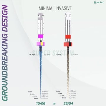 Perfect SUPER SYSTEM Minimal Invasive kanal eğe KIT asorti blister