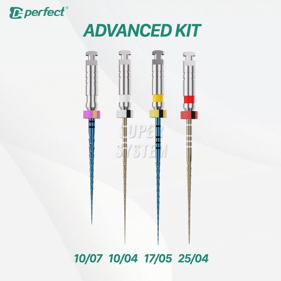 Perfect SUPER SYSTEM Advanced KIT eğe asorti blister