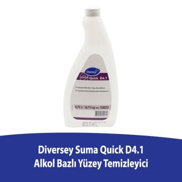 Diversey Suma Quick D4.1 Alkol Bazlı Yüzey Temizleyici 6'lı Paket