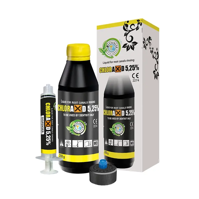CERKAMED CHLORAXID %5,25 Kök Kanalı İrrigasyon solüsyonu (Sodyum Hipoklorit %5,25)
