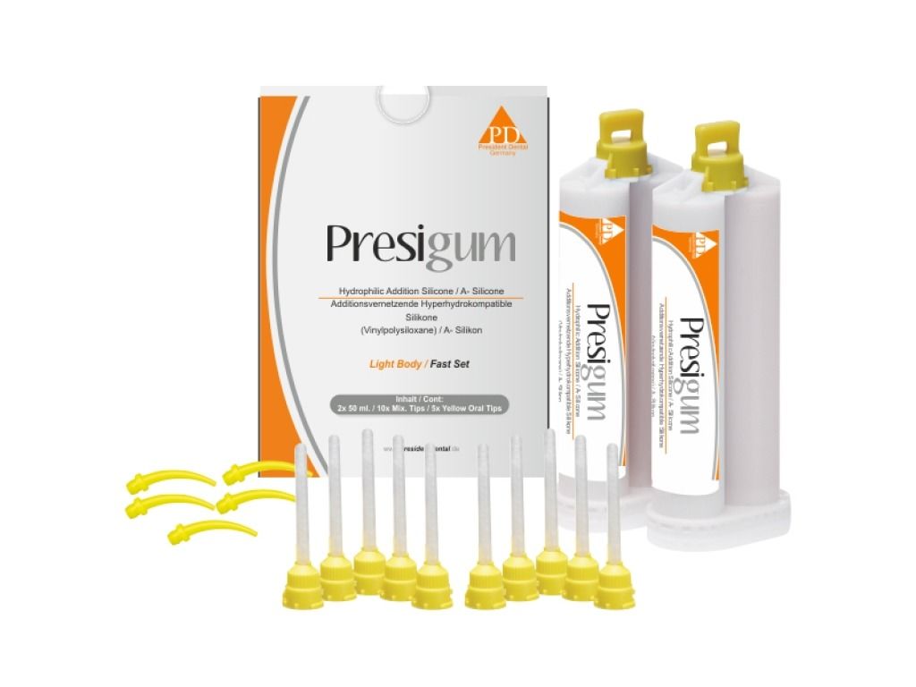PD PRESIDENT DENTAL Presigum Light Fast/Normal Setting A-Silikon