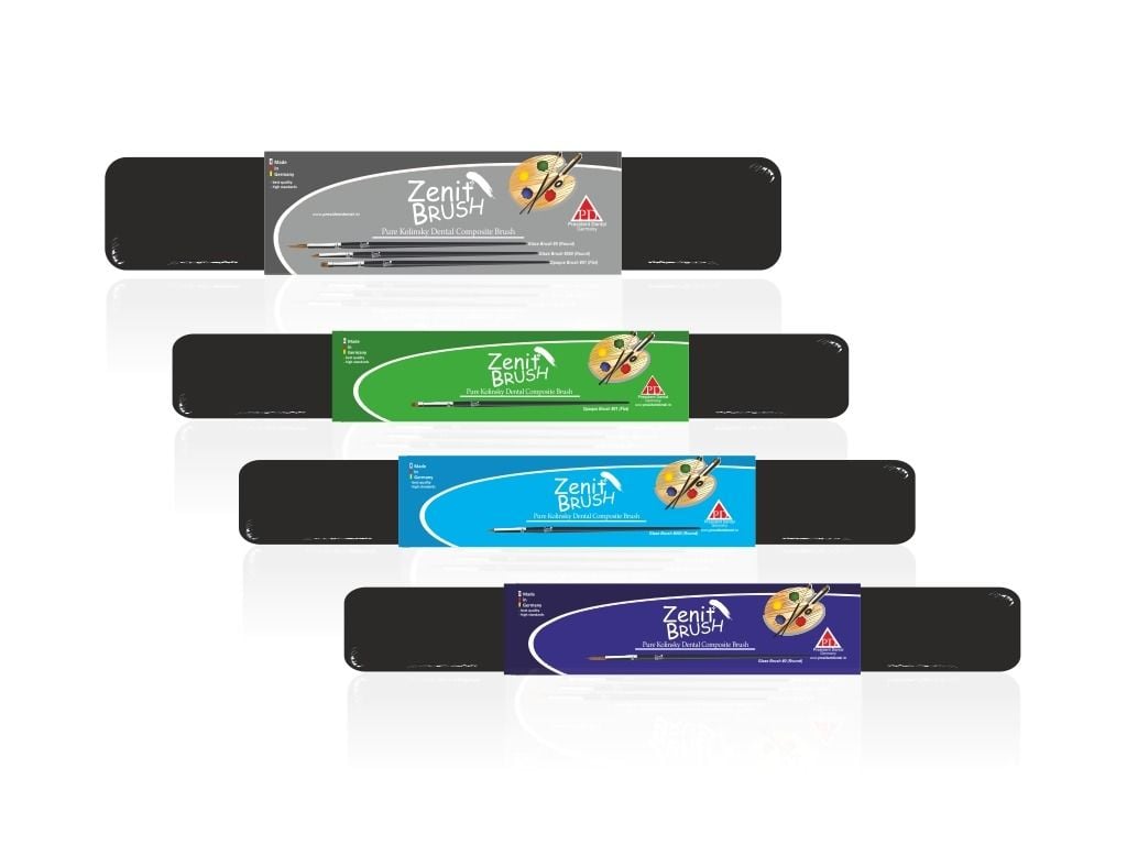 PD PRESIDENT DENTAL ZENIT BRUSH Saf Kolinsky Samur Fırça