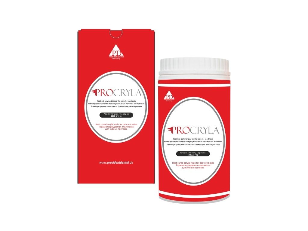 PD PRESIDENT DENTAL PROCRYLA Sıcak Akrilik 1 KG